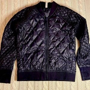 Quilted Zip-up Athleta Girl jacket, Size XL/14